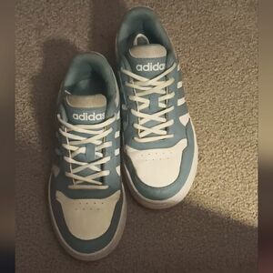 Adidas Blue and White Sneakers